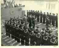 Photo - DE-401 The Commissioning April 14, 1944
