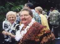 Photo - Susie in Luau line